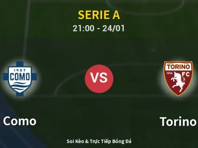 Soi Kèo Como vs Torino – 21:00 24/01 | Nhận Định, Dự Đoán Tỷ Số