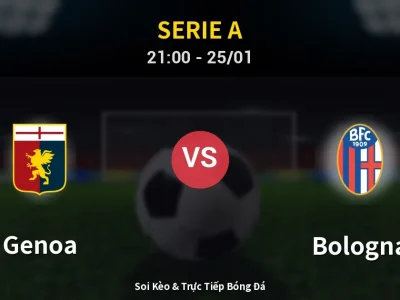 🔴 Trực Tiếp: Genoa 0-1 Bologna – Link Xem Serie A (Full HD)