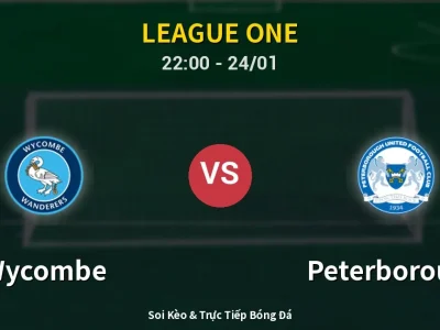 Soi Kèo Wycombe vs Peterborough – 22:00 24/01 | Nhận Định, Dự Đoán Tỷ Số