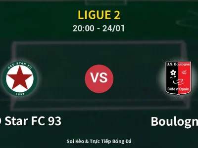 Soi Kèo RED Star FC 93 vs Boulogne – 20:00 24/01 | Nhận Định, Dự Đoán Tỷ Số