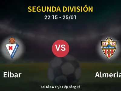 Soi Kèo Eibar vs Almeria – 22:15 25/01 | Nhận Định, Dự Đoán Tỷ Số