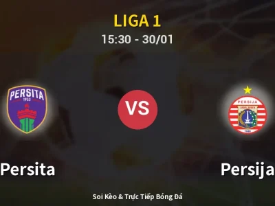 Kết Quả: Persita 0-2 Persija – Highlight & Bàn Thắng | Liga 1