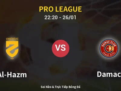 🔴 Trực Tiếp: Al-Hazm 0-0 Damac – Link Xem Pro League (Full HD)