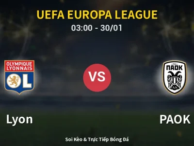 Kết Quả: Lyon 4-2 PAOK – Highlight & Bàn Thắng | UEFA Europa League
