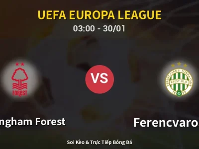 Kết Quả: Nottingham Forest 4-0 Ferencvarosi TC – Highlight & Bàn Thắng | UEFA Europa League