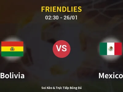 Kết Quả: Bolivia 0-1 Mexico – Highlight & Bàn Thắng | Friendlies