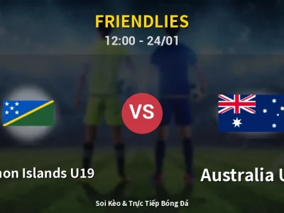 Kết Quả: Solomon Islands U19 1-3 Australia U17 – Highlight & Bàn Thắng | Friendlies