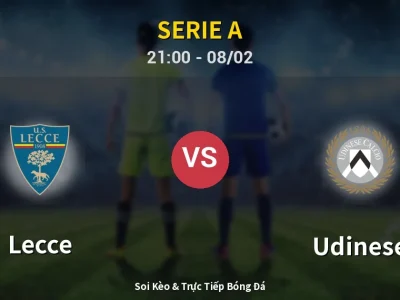 🔴 Trực Tiếp: Lecce 1-1 Udinese – Link Xem Serie A (Full HD)