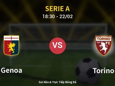 🔴 Trực Tiếp: Genoa 2-0 Torino – Link Xem Serie A (Full HD)