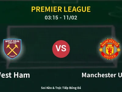 Kết Quả: West Ham 1-1 Manchester United – Highlight & Bàn Thắng | Premier League
