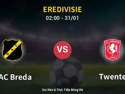Kết Quả: NAC Breda 2-2 Twente – Highlight & Bàn Thắng | Eredivisie