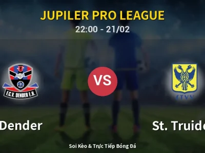 🔴 Trực Tiếp: Dender 1-0 St. Truiden – Link Xem Jupiler Pro League (Full HD)