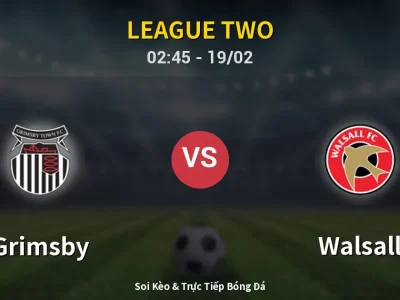 Kết Quả: Grimsby 2-2 Walsall – Highlight & Bàn Thắng | League Two