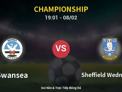 Kết Quả: Swansea 4-0 Sheffield Wednesday – Highlight & Bàn Thắng | Championship