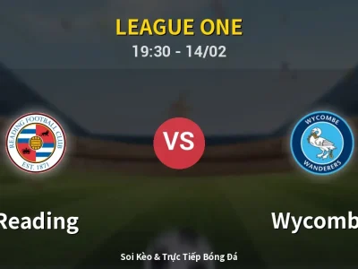 🔴 Trực Tiếp: Reading 1-0 Wycombe – Link Xem League One (Full HD)