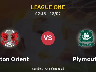 Kết Quả: Leyton Orient 1-3 Plymouth – Highlight & Bàn Thắng | League One