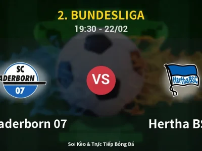 Soi Kèo SC Paderborn 07 vs Hertha BSC – 19:30 22/02 | Nhận Định, Dự Đoán Tỷ Số