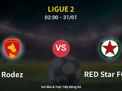Kết Quả: Rodez 1-1 RED Star FC 93 – Highlight & Bàn Thắng | Ligue 2