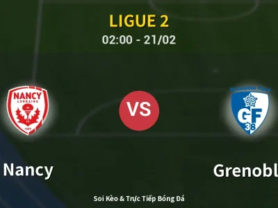 Kết Quả: Nancy 0-0 Grenoble – Highlight & Bàn Thắng | Ligue 2