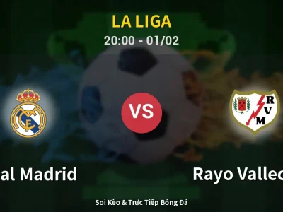 🔴 Trực Tiếp: Real Madrid 1-0 Rayo Vallecano – Link Xem La Liga (Full HD)