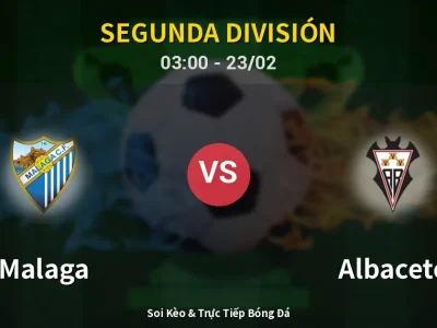 Kết Quả: Malaga 1-0 Albacete – Highlight & Bàn Thắng | Segunda División