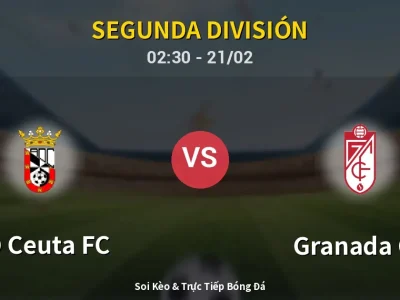 Kết Quả: AD Ceuta FC 2-1 Granada CF – Highlight & Bàn Thắng | Segunda División