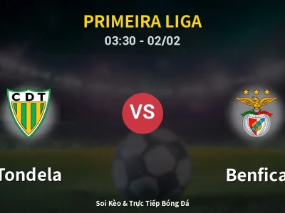 Kết Quả: Tondela 0-0 Benfica – Highlight & Bàn Thắng | Primeira Liga