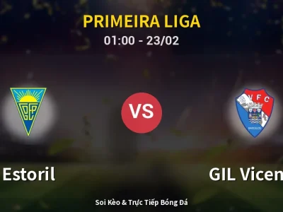 Kết Quả: Estoril 3-1 GIL Vicente – Highlight & Bàn Thắng | Primeira Liga