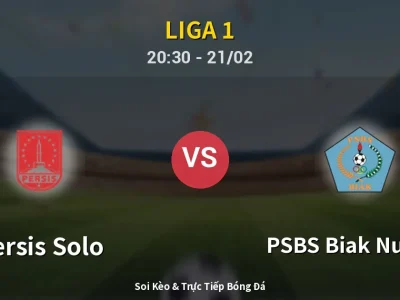 Kết Quả: Persis Solo 1-1 PSBS Biak Numfor – Highlight & Bàn Thắng | Liga 1