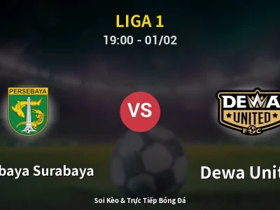 🔴 Trực Tiếp: Persebaya Surabaya 2-1 Dewa United – Link Xem Liga 1 (Full HD)