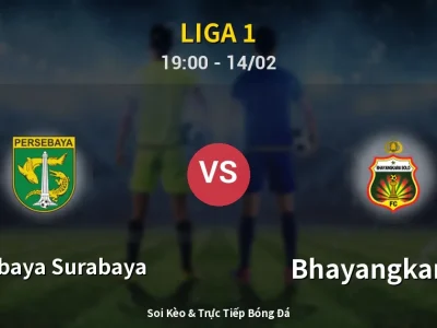 🔴 Trực Tiếp: Persebaya Surabaya 0-2 Bhayangkara FC – Link Xem Liga 1 (Full HD)