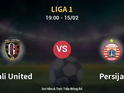 Kết Quả: Bali United 0-1 Persija – Highlight & Bàn Thắng | Liga 1