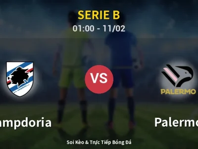 Kết Quả: Sampdoria 3-3 Palermo – Highlight & Bàn Thắng | Serie B