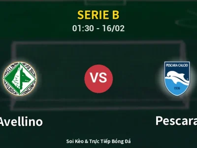 Kết Quả: Avellino 0-1 Pescara – Highlight & Bàn Thắng | Serie B