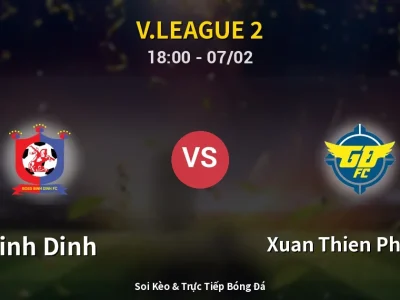 Kết Quả: Binh Dinh 2-0 Xuan Thien Phu Tho – Highlight & Bàn Thắng | V.League 2