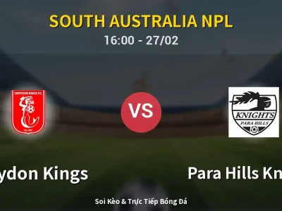 Kết Quả: Croydon Kings 3-2 Para Hills Knights – Highlight & Bàn Thắng | South Australia NPL