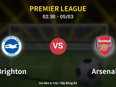 Kết Quả: Brighton 0-1 Arsenal – Highlight & Bàn Thắng | Premier League