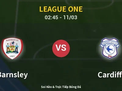 Kết Quả: Barnsley 1-1 Cardiff – Highlight & Bàn Thắng | League One