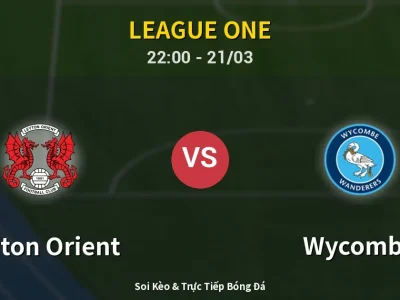 Soi Kèo Leyton Orient vs Wycombe – 22:00 21/03 | Nhận Định, Dự Đoán Tỷ Số