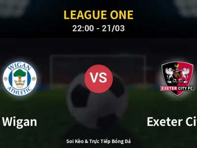 Soi Kèo Wigan vs Exeter City – 22:00 21/03 | Nhận Định, Dự Đoán Tỷ Số