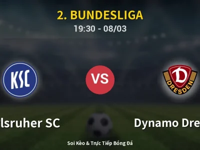 🔴 Trực Tiếp: Karlsruher SC 1-3 Dynamo Dresden – Link Xem 2. Bundesliga (Full HD)