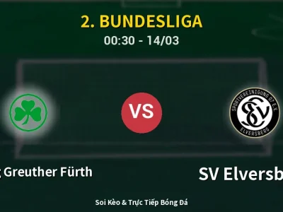 Kết Quả: SpVgg Greuther Fürth 2-0 SV Elversberg – Highlight & Bàn Thắng | 2. Bundesliga