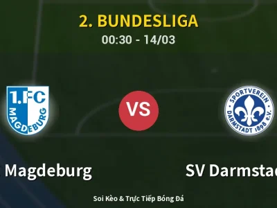 🔴 Trực Tiếp: 1. FC Magdeburg 0-0 SV Darmstadt 98 – Link Xem 2. Bundesliga (Full HD)