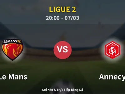 🔴 Trực Tiếp: Le Mans 3-0 Annecy – Link Xem Ligue 2 (Full HD)