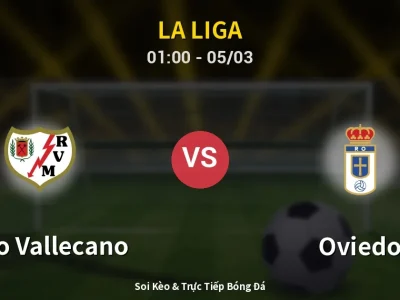 Kết Quả: Rayo Vallecano 3-0 Oviedo – Highlight & Bàn Thắng | La Liga