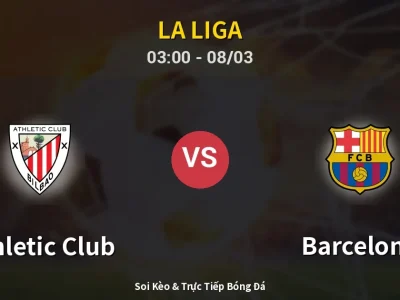 Kết Quả: Athletic Club 0-1 Barcelona – Highlight & Bàn Thắng | La Liga