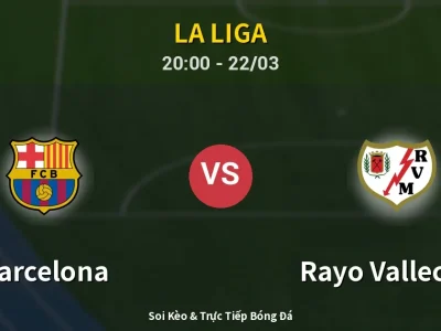 🔴 Trực Tiếp: Barcelona 1-0 Rayo Vallecano – Link Xem La Liga (Full HD)
