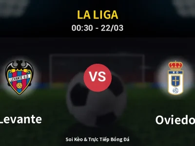 Kết Quả: Levante 4-2 Oviedo – Highlight & Bàn Thắng | La Liga