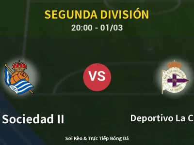 Kết Quả: Real Sociedad II 2-3 Deportivo La Coruna – Highlight & Bàn Thắng | Segunda División