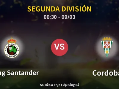 Kết Quả: Racing Santander 4-3 Cordoba – Highlight & Bàn Thắng | Segunda División